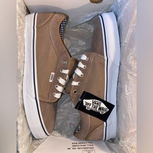 Vans Chukka Low Taupe Navy VN-0NKA925 Men's Size 12 Skateboard Shoes Skate New
